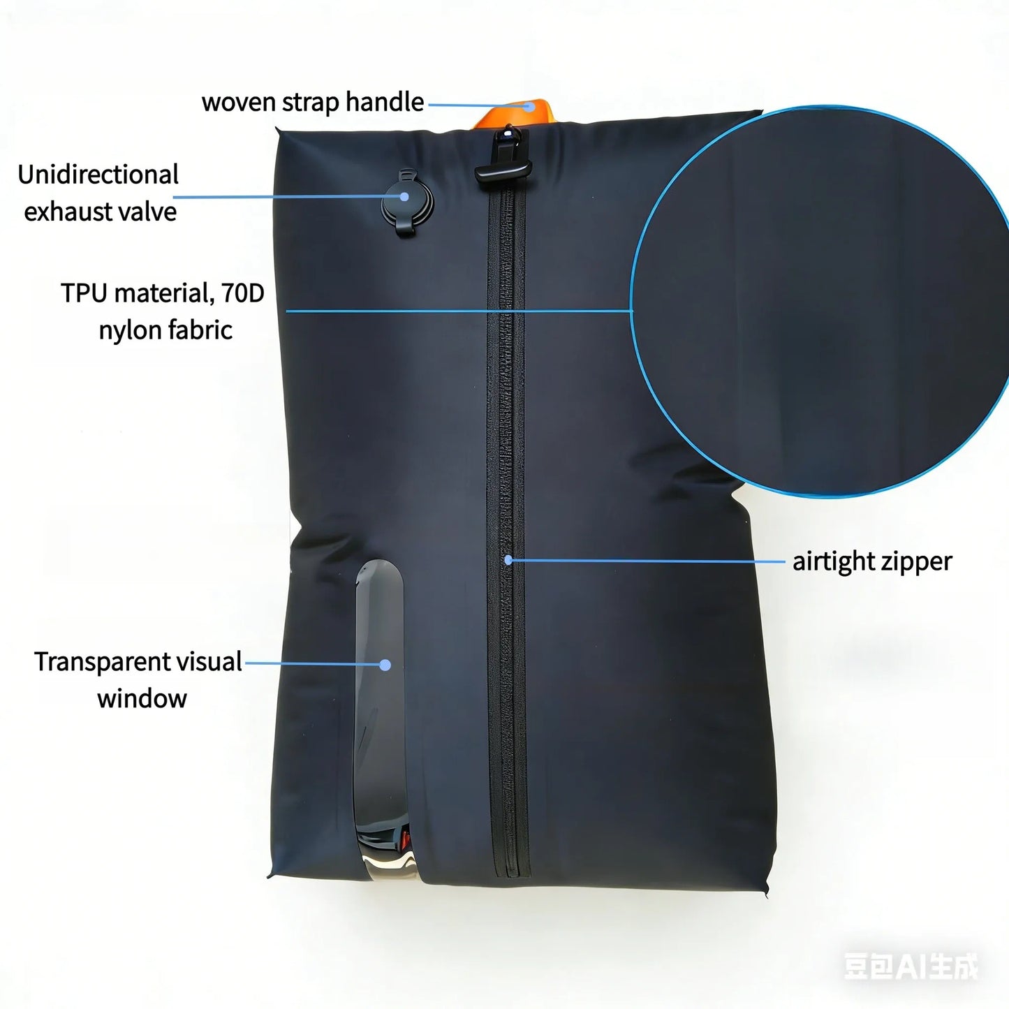 Multi-Purpose TPU Vacuum Compression Bag